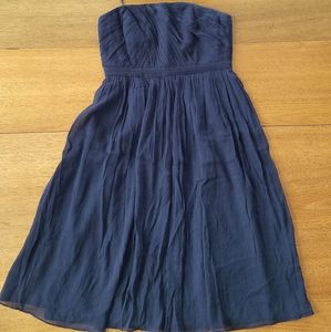J Crew | Strapless Silk Cocktail Dress | size 6